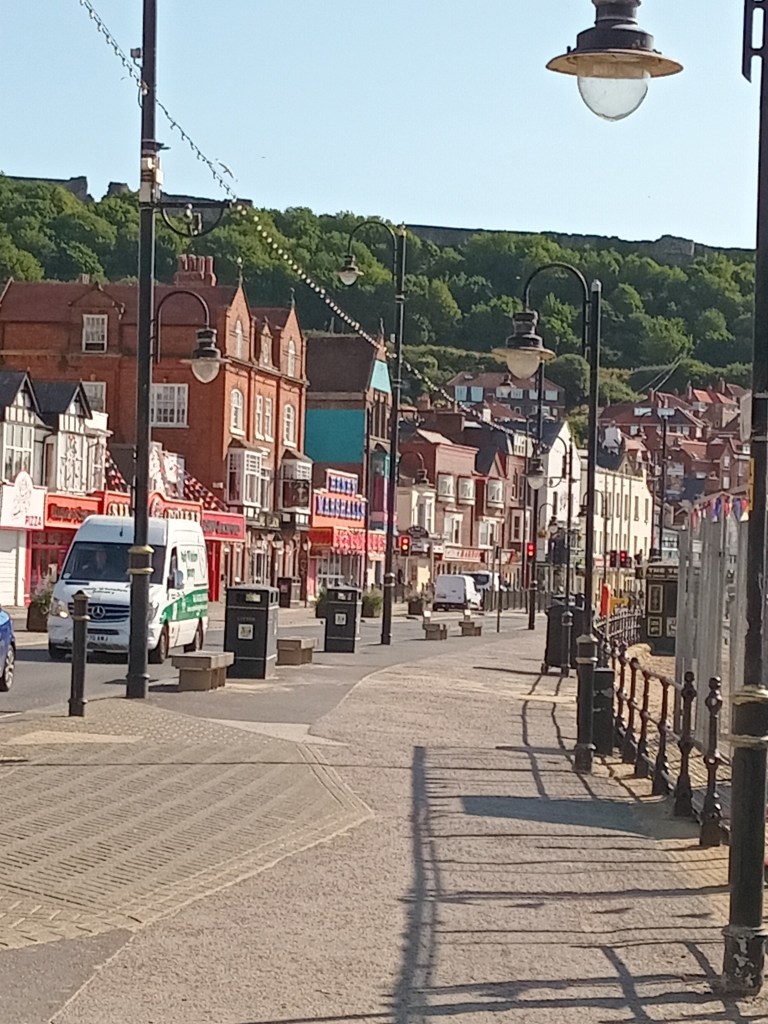 Promenade of Scarborough sea front 